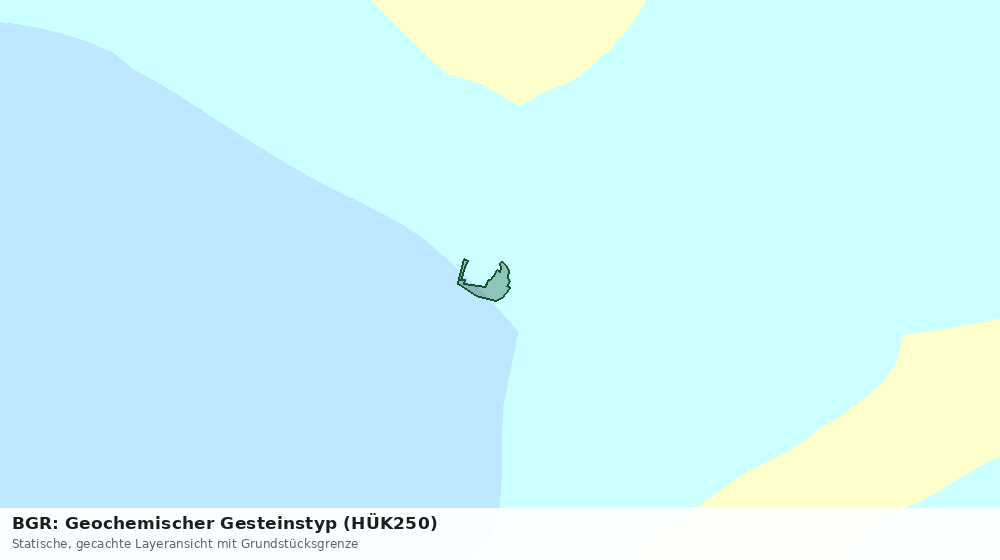 Statische Kartenansicht: BGR: Geochemischer Gesteinstyp (HÜK250)