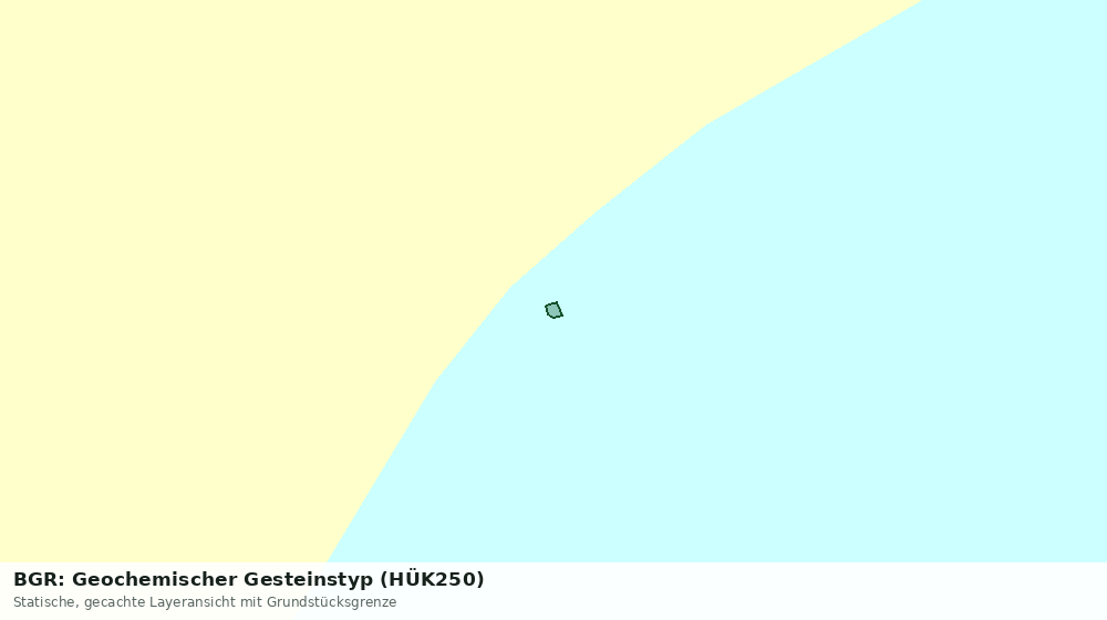 Statische Kartenansicht: BGR: Geochemischer Gesteinstyp (HÜK250)
