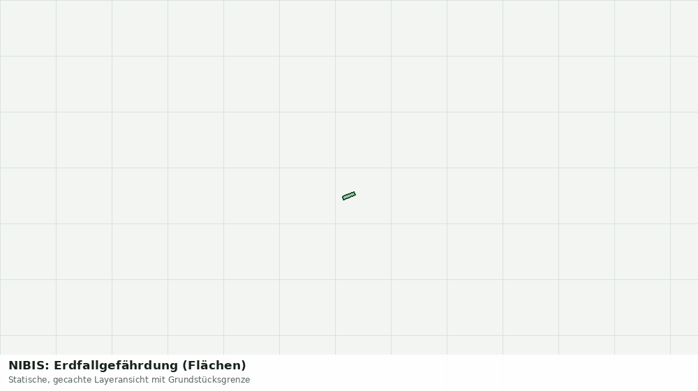 Statische Kartenansicht: NIBIS: Erdfallgefährdung (Flächen)
