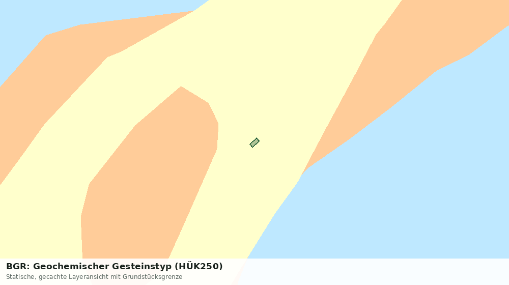 Statische Kartenansicht: BGR: Geochemischer Gesteinstyp (HÜK250)