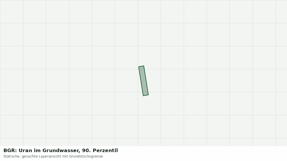 Statische Kartenansicht: BGR: Uran im Grundwasser, 90. Perzentil