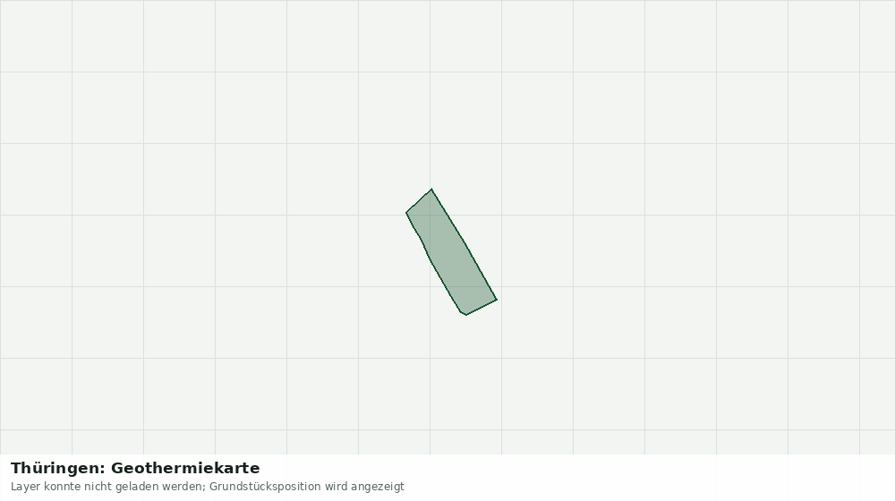 Statische Kartenansicht: Thüringen: Geothermiekarte