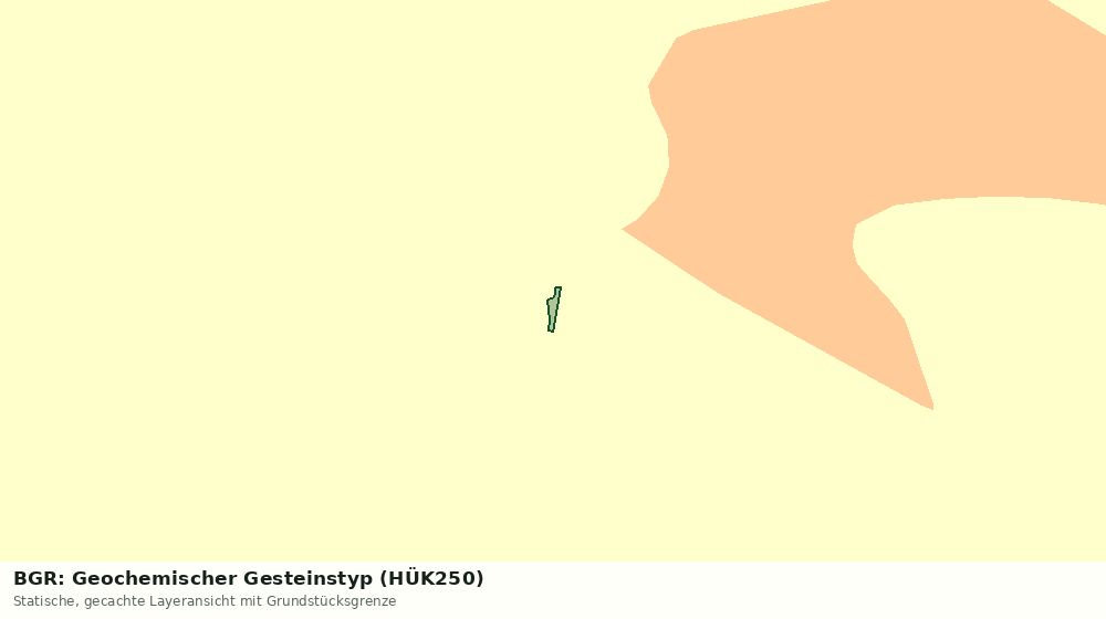 Statische Kartenansicht: BGR: Geochemischer Gesteinstyp (HÜK250)