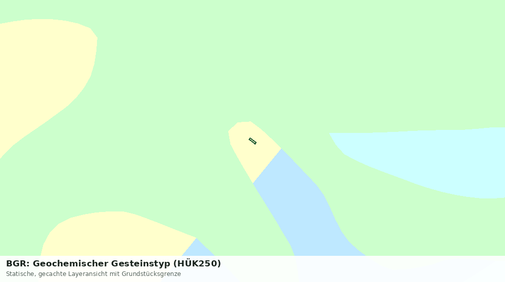 Statische Kartenansicht: BGR: Geochemischer Gesteinstyp (HÜK250)