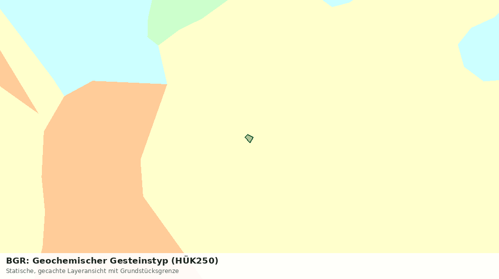 Statische Kartenansicht: BGR: Geochemischer Gesteinstyp (HÜK250)