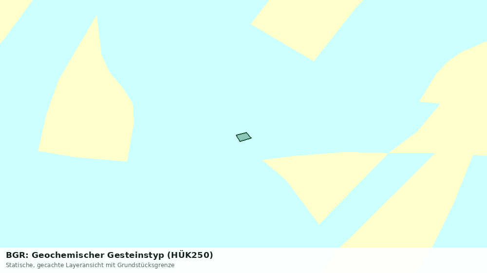 Statische Kartenansicht: BGR: Geochemischer Gesteinstyp (HÜK250)