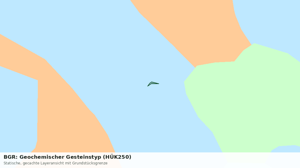 Statische Kartenansicht: BGR: Geochemischer Gesteinstyp (HÜK250)