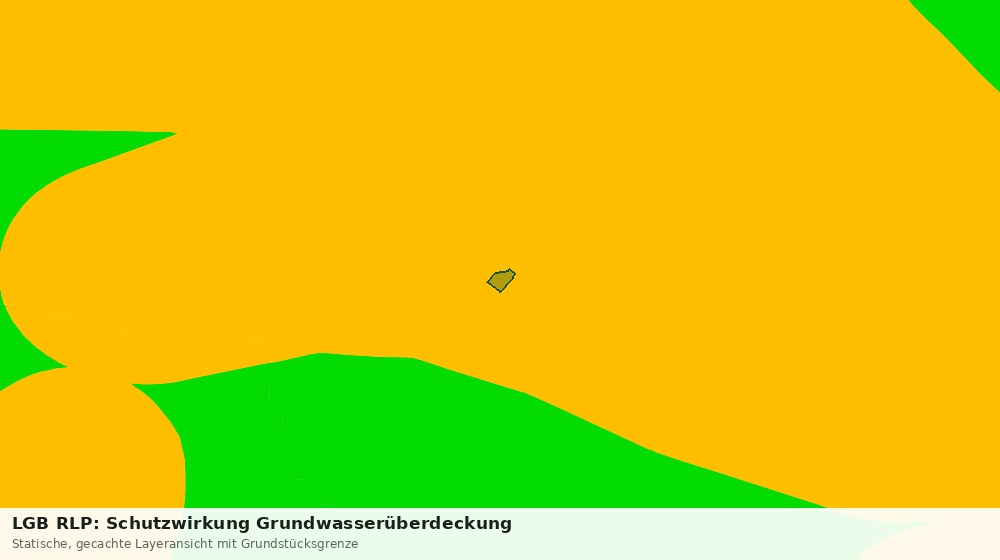 Statische Kartenansicht: LGB RLP: Schutzwirkung Grundwasserüberdeckung