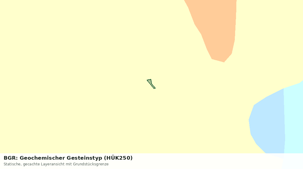 Statische Kartenansicht: BGR: Geochemischer Gesteinstyp (HÜK250)