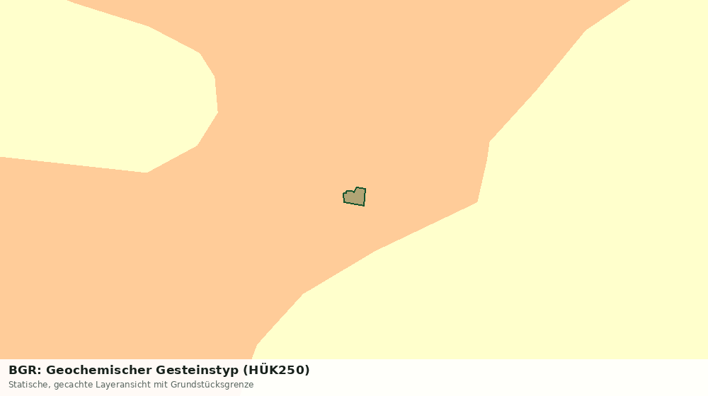 Statische Kartenansicht: BGR: Geochemischer Gesteinstyp (HÜK250)