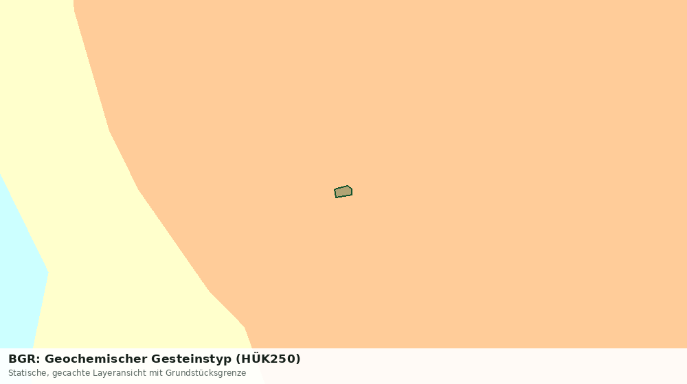 Statische Kartenansicht: BGR: Geochemischer Gesteinstyp (HÜK250)