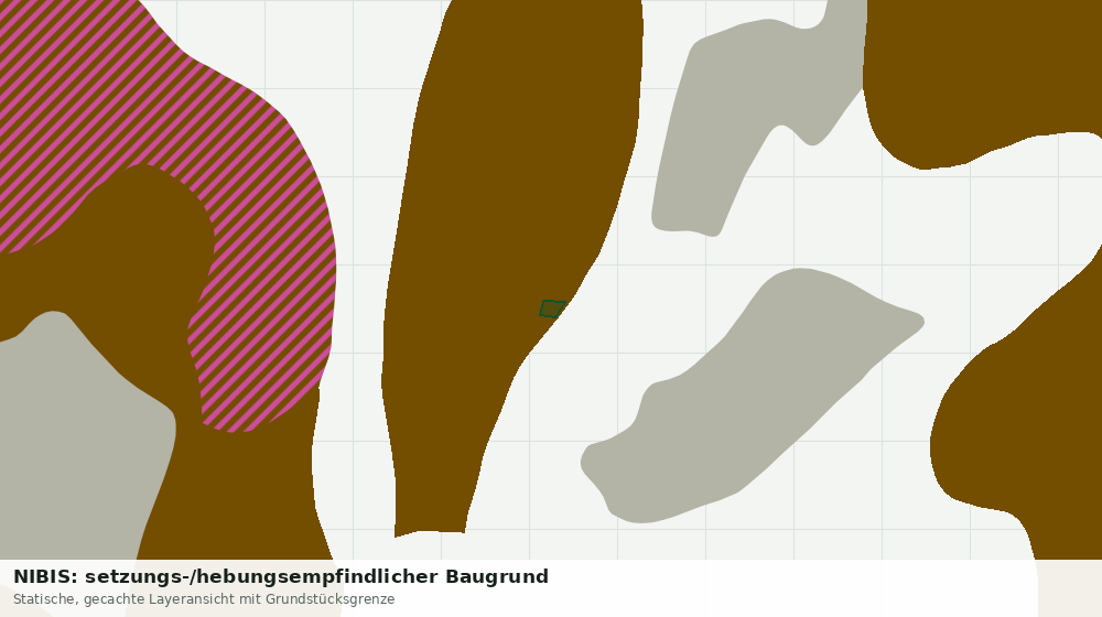 Statische Kartenansicht: NIBIS: setzungs-/hebungsempfindlicher Baugrund