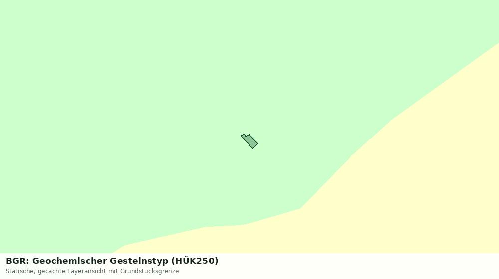 Statische Kartenansicht: BGR: Geochemischer Gesteinstyp (HÜK250)