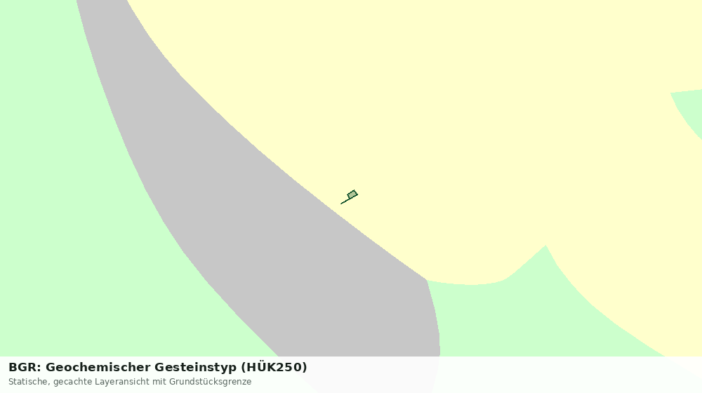 Statische Kartenansicht: BGR: Geochemischer Gesteinstyp (HÜK250)