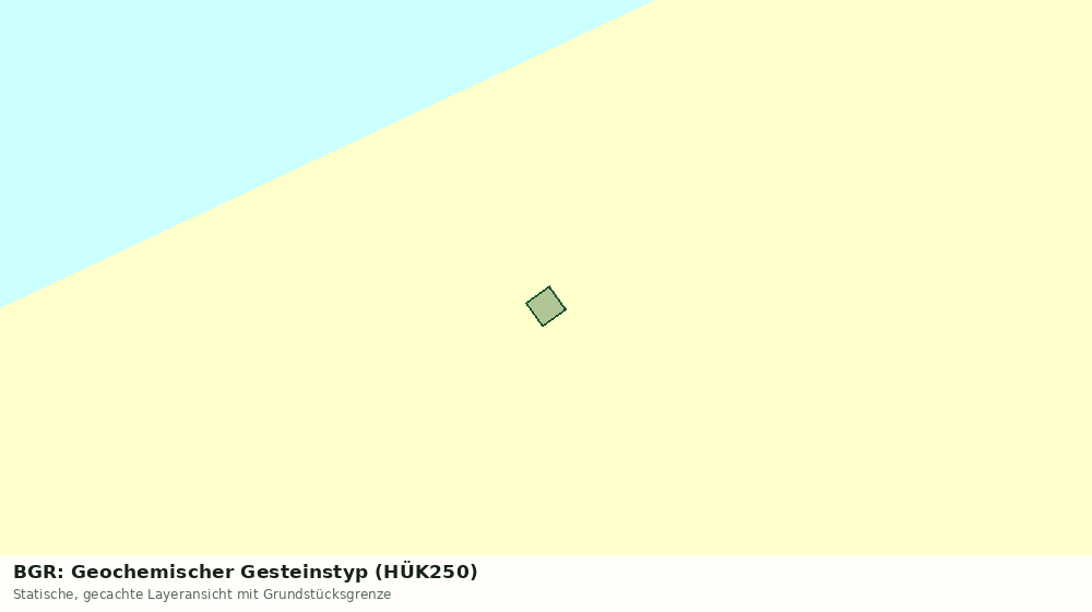 Statische Kartenansicht: BGR: Geochemischer Gesteinstyp (HÜK250)
