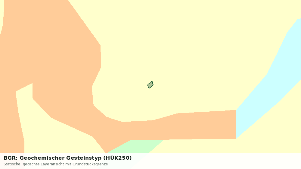 Statische Kartenansicht: BGR: Geochemischer Gesteinstyp (HÜK250)