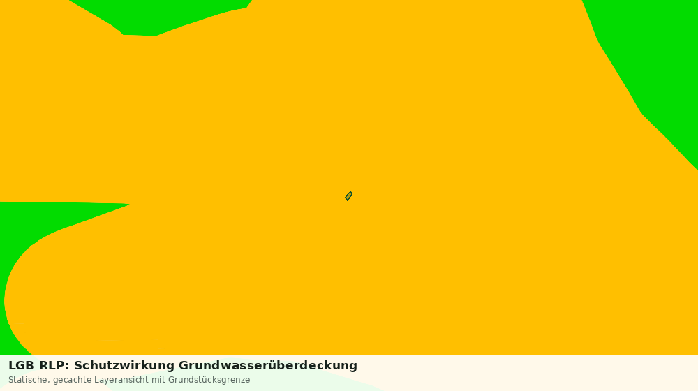 Statische Kartenansicht: LGB RLP: Schutzwirkung Grundwasserüberdeckung