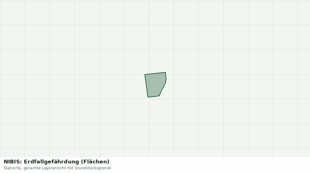Statische Kartenansicht: NIBIS: Erdfallgefährdung (Flächen)