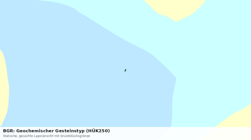 Statische Kartenansicht: BGR: Geochemischer Gesteinstyp (HÜK250)