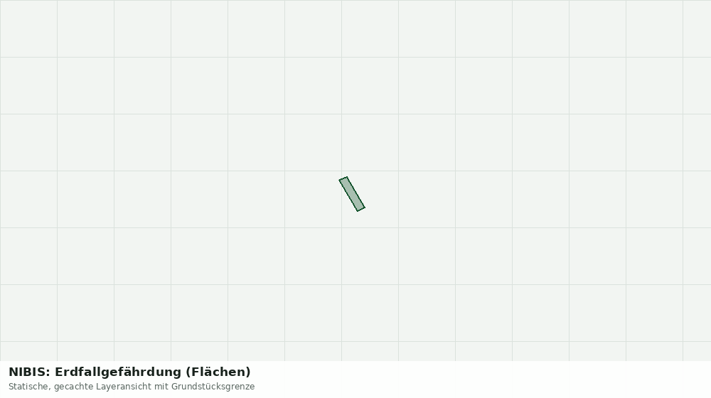 Statische Kartenansicht: NIBIS: Erdfallgefährdung (Flächen)