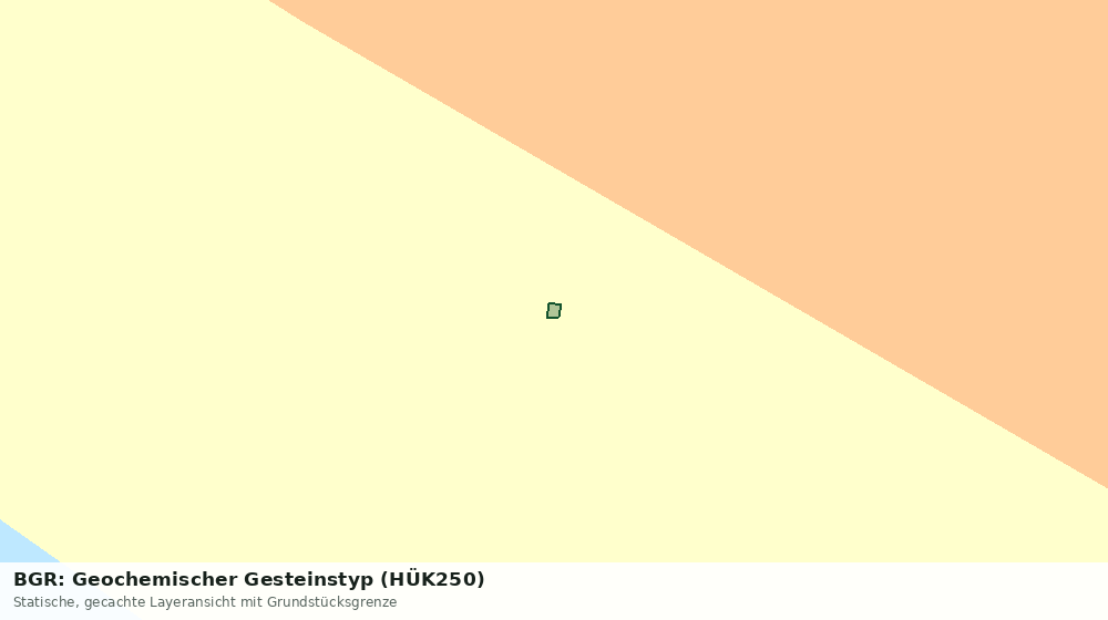 Statische Kartenansicht: BGR: Geochemischer Gesteinstyp (HÜK250)