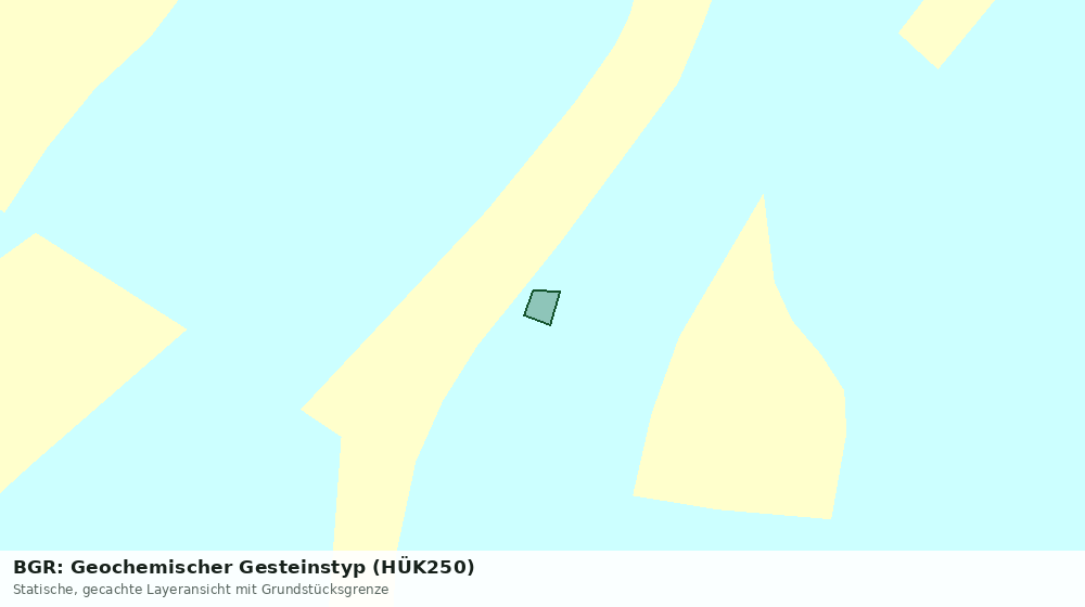 Statische Kartenansicht: BGR: Geochemischer Gesteinstyp (HÜK250)