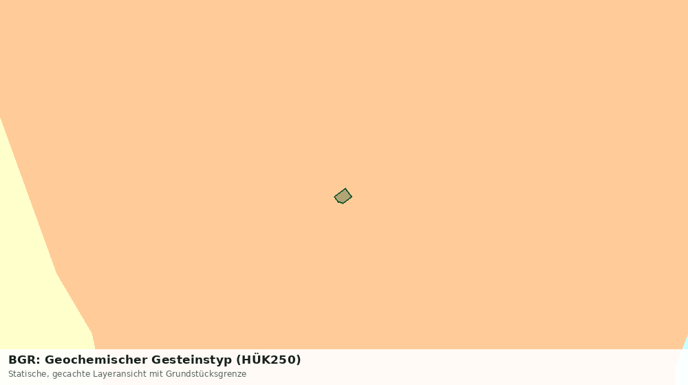 Statische Kartenansicht: BGR: Geochemischer Gesteinstyp (HÜK250)