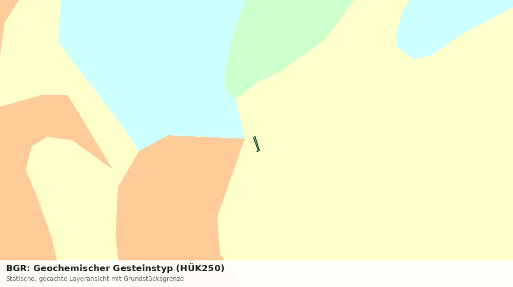 Statische Kartenansicht: BGR: Geochemischer Gesteinstyp (HÜK250)