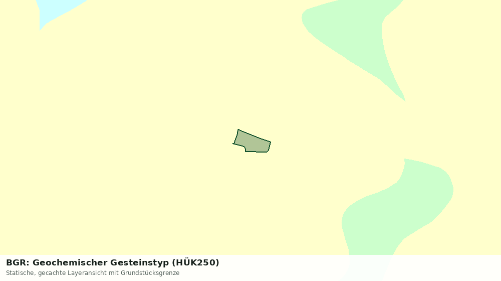Statische Kartenansicht: BGR: Geochemischer Gesteinstyp (HÜK250)