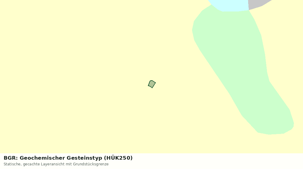 Statische Kartenansicht: BGR: Geochemischer Gesteinstyp (HÜK250)