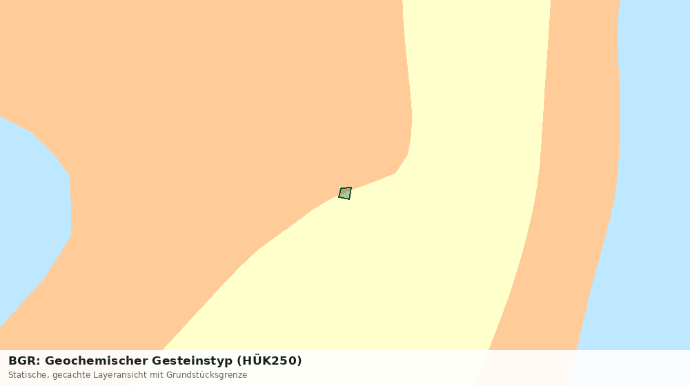 Statische Kartenansicht: BGR: Geochemischer Gesteinstyp (HÜK250)