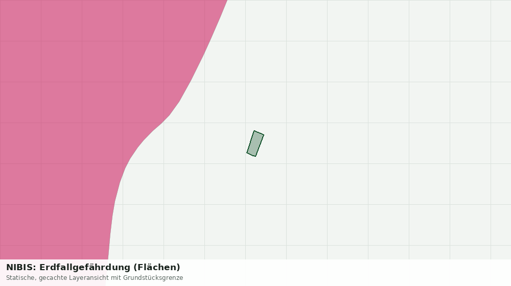 Statische Kartenansicht: NIBIS: Erdfallgefährdung (Flächen)
