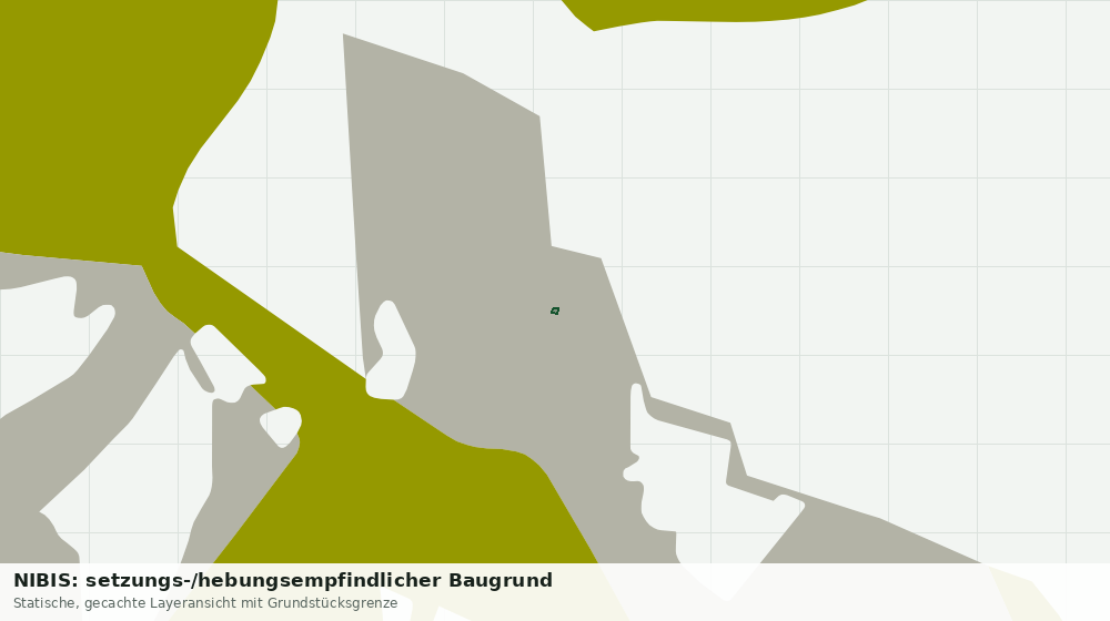 Statische Kartenansicht: NIBIS: setzungs-/hebungsempfindlicher Baugrund