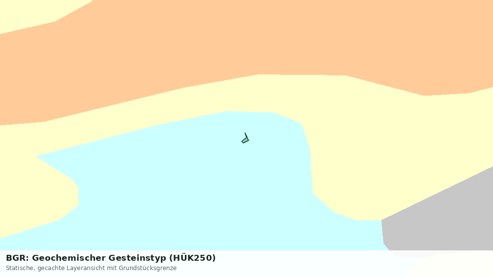 Statische Kartenansicht: BGR: Geochemischer Gesteinstyp (HÜK250)