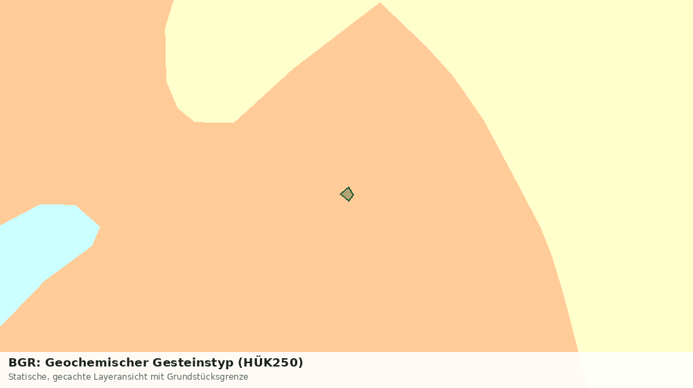 Statische Kartenansicht: BGR: Geochemischer Gesteinstyp (HÜK250)