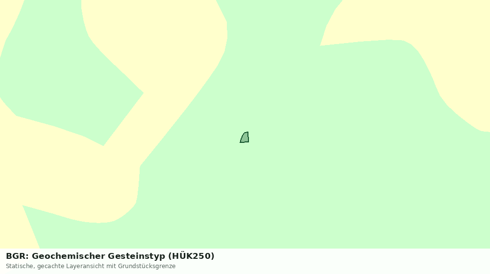Statische Kartenansicht: BGR: Geochemischer Gesteinstyp (HÜK250)