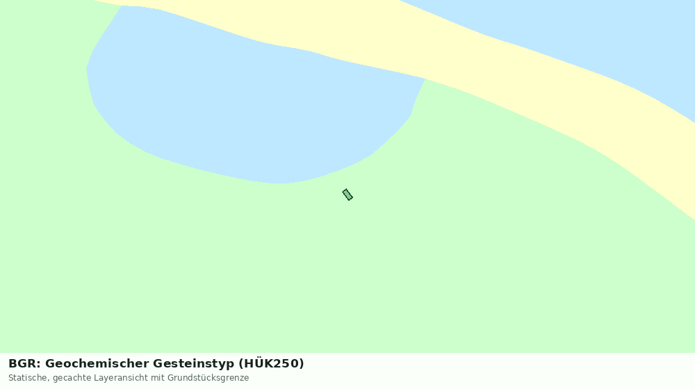 Statische Kartenansicht: BGR: Geochemischer Gesteinstyp (HÜK250)