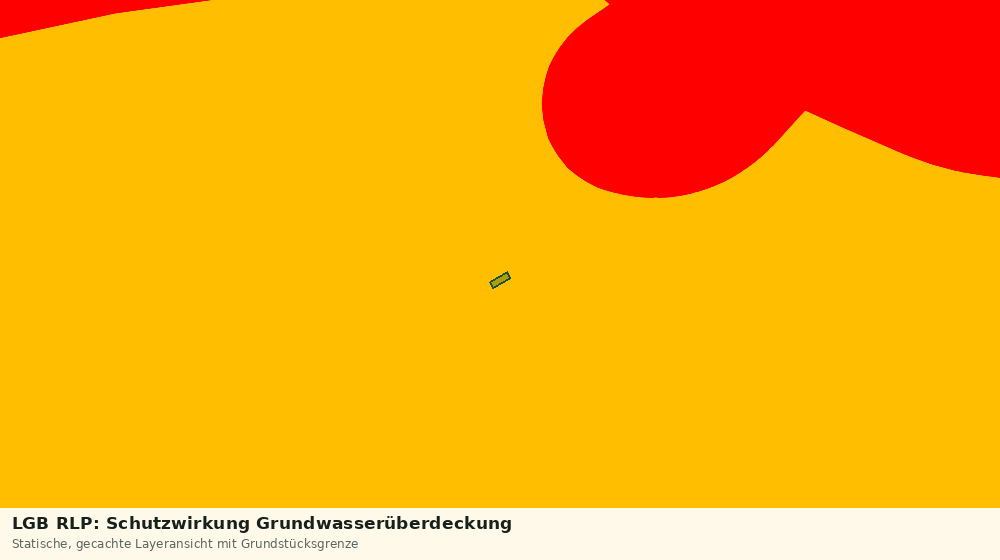 Statische Kartenansicht: LGB RLP: Schutzwirkung Grundwasserüberdeckung
