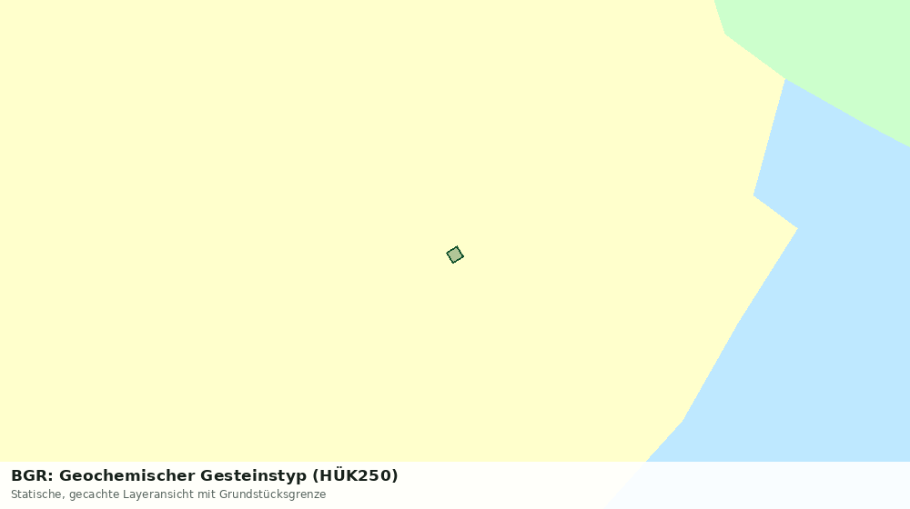 Statische Kartenansicht: BGR: Geochemischer Gesteinstyp (HÜK250)