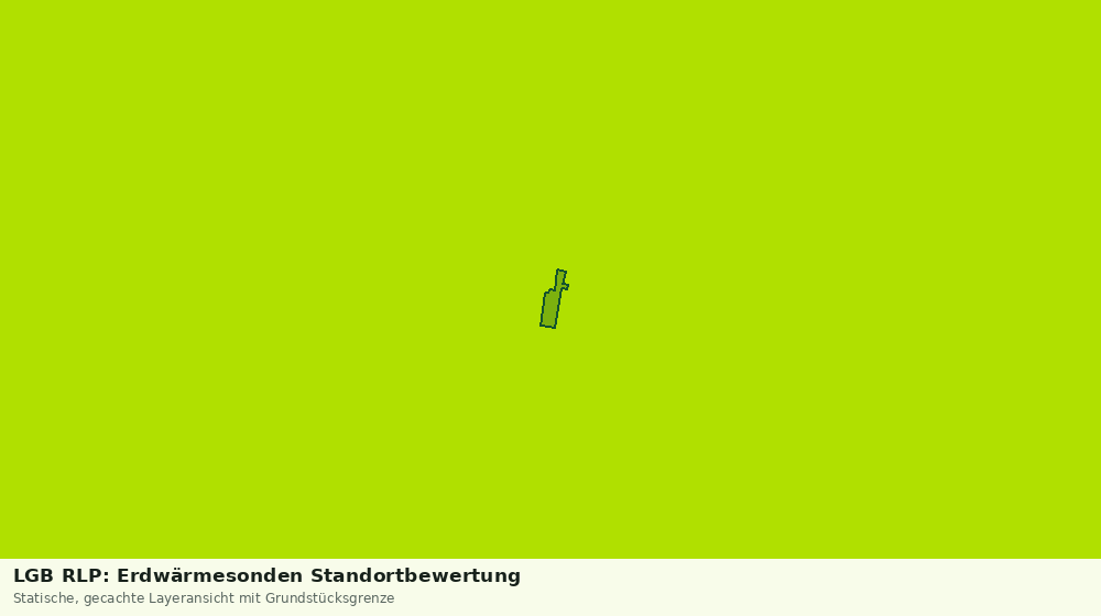Statische Kartenansicht: LGB RLP: Erdwärmesonden Standortbewertung