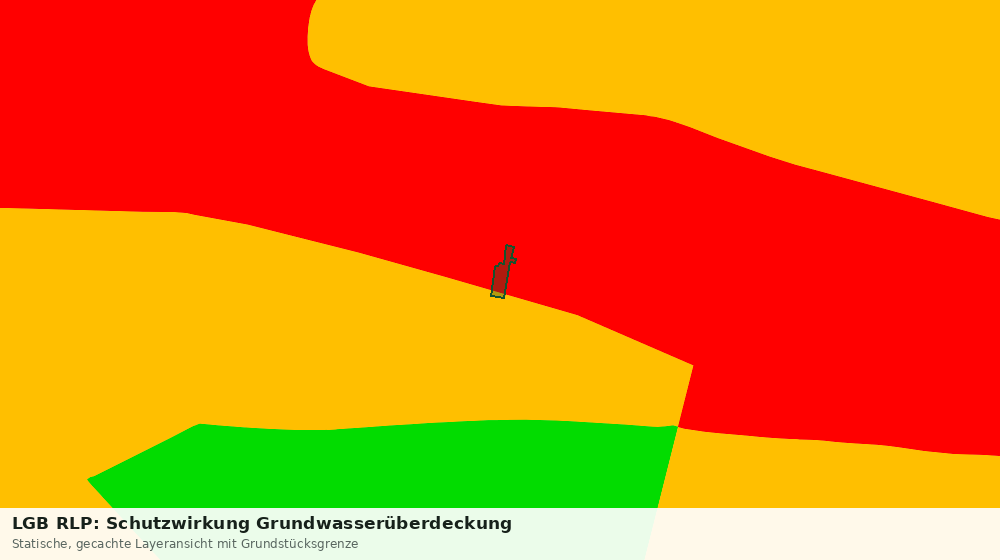 Statische Kartenansicht: LGB RLP: Schutzwirkung Grundwasserüberdeckung