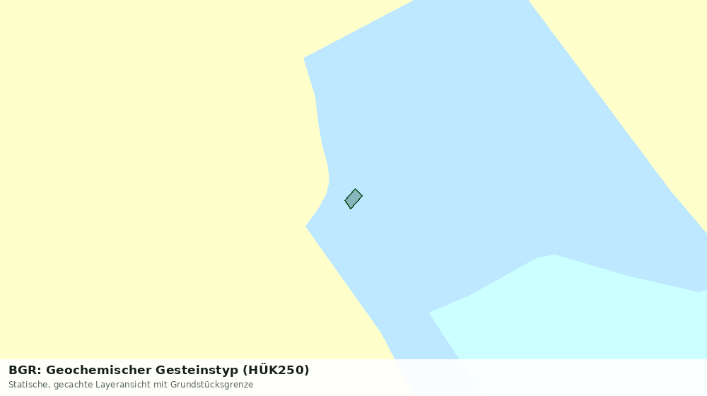 Statische Kartenansicht: BGR: Geochemischer Gesteinstyp (HÜK250)