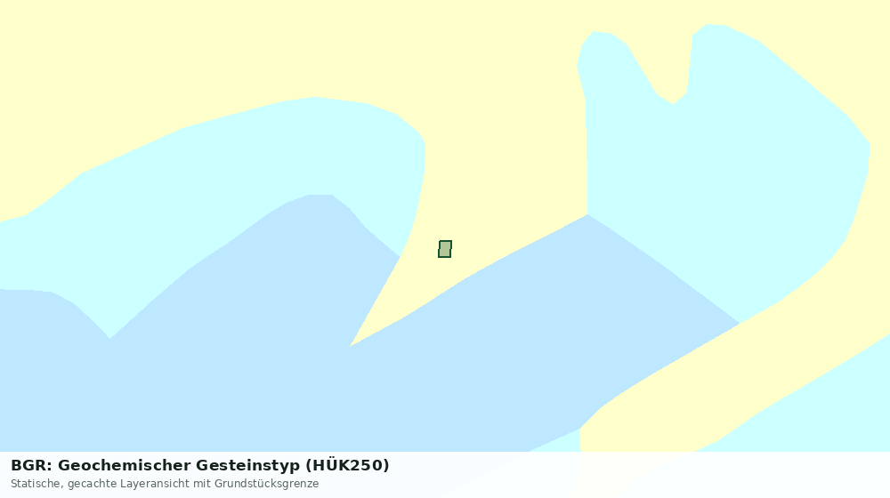 Statische Kartenansicht: BGR: Geochemischer Gesteinstyp (HÜK250)