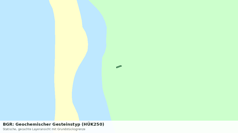 Statische Kartenansicht: BGR: Geochemischer Gesteinstyp (HÜK250)