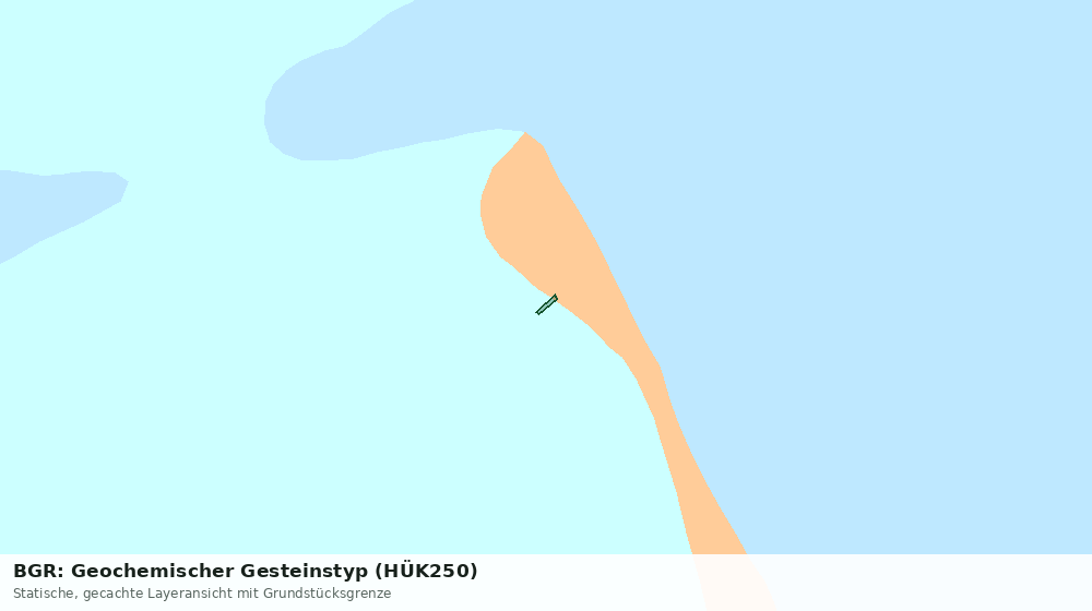 Statische Kartenansicht: BGR: Geochemischer Gesteinstyp (HÜK250)