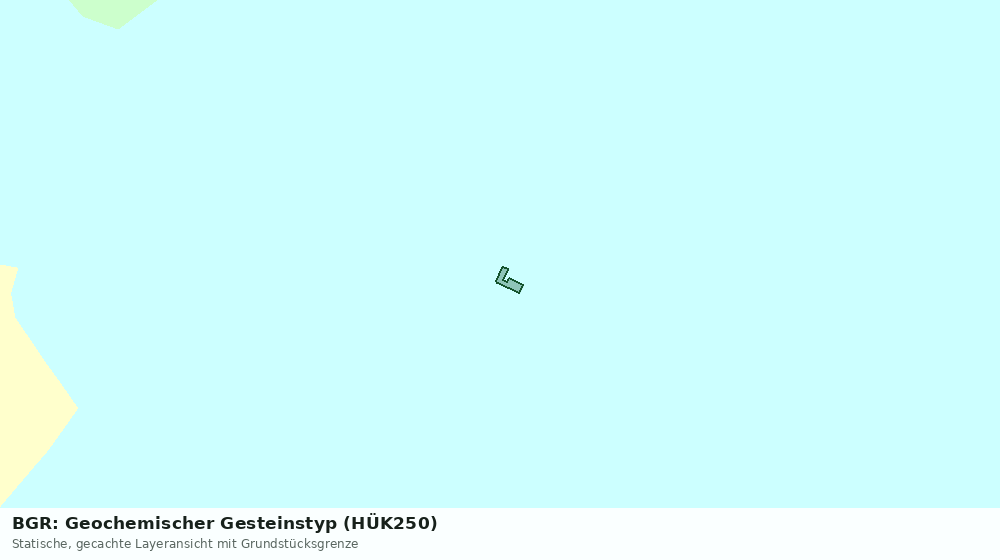 Statische Kartenansicht: BGR: Geochemischer Gesteinstyp (HÜK250)