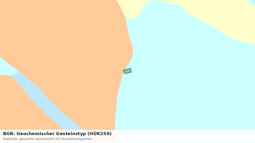 Statische Kartenansicht: BGR: Geochemischer Gesteinstyp (HÜK250)