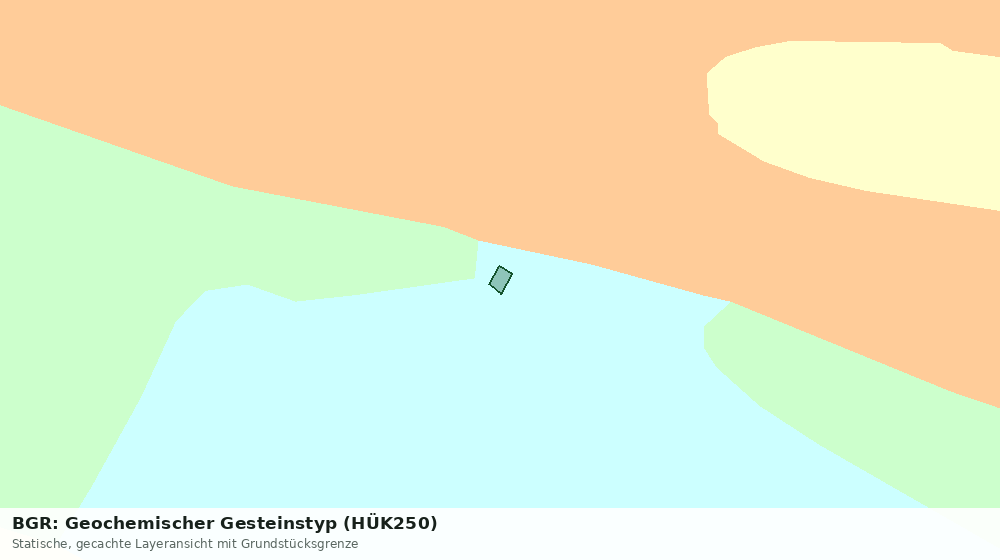 Statische Kartenansicht: BGR: Geochemischer Gesteinstyp (HÜK250)