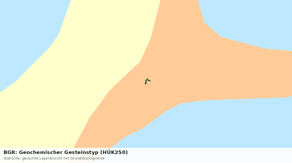 Statische Kartenansicht: BGR: Geochemischer Gesteinstyp (HÜK250)