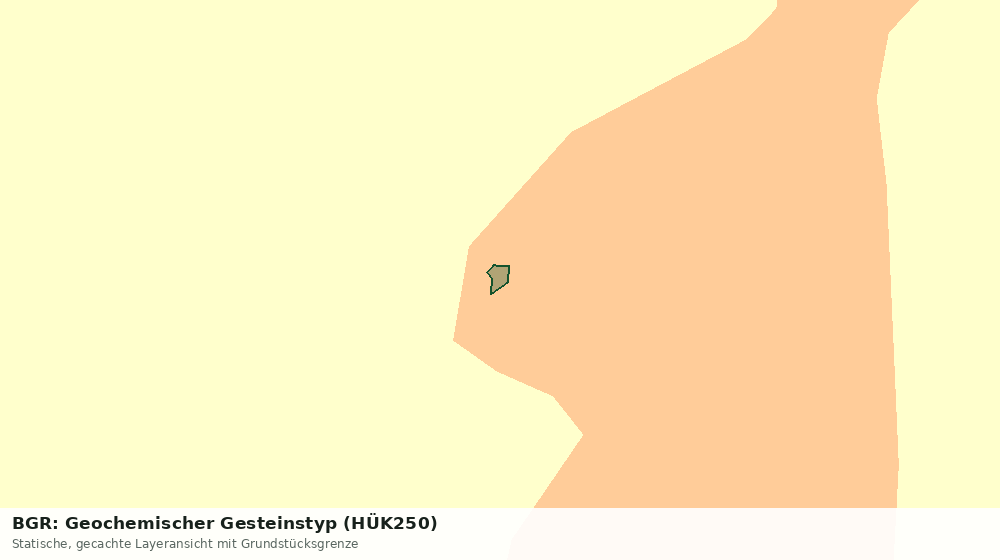 Statische Kartenansicht: BGR: Geochemischer Gesteinstyp (HÜK250)